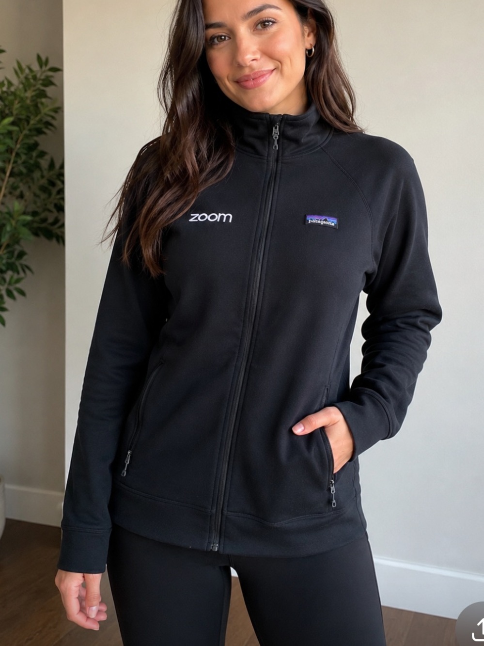 Patagonia Black Full-Zip Jacket